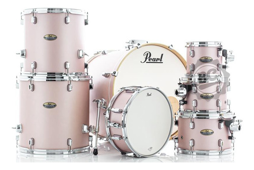 Bateria Pearl Decade Rose 20,8,10,12,14,16 Ferragens