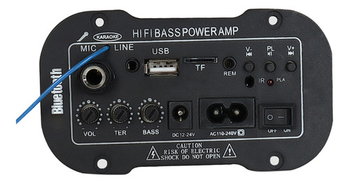 Amplificador De Potencia De Bajo Hi-fi Universal Para Coche