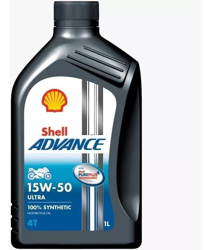 Aceite Shell Advance 15w50 100% Sintetico Moto Delta