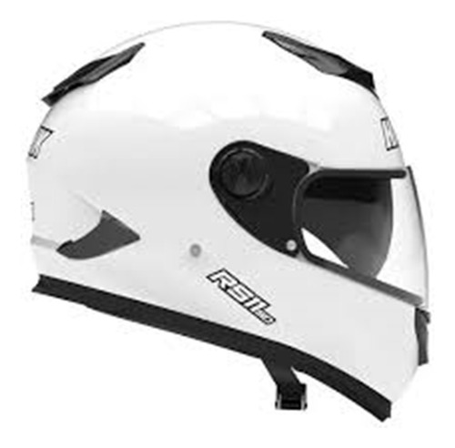 Casco Hawk Rs11 Integral Blanco Doble Visor En Moto 46