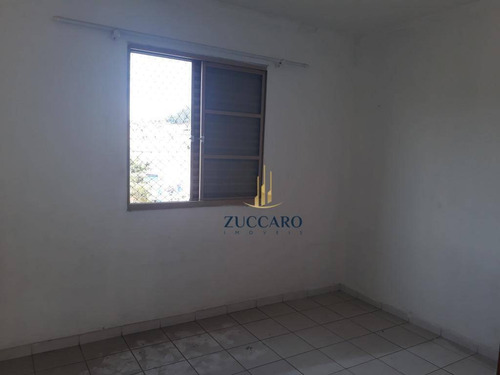 Apartamento Com 2 Dormitórios, 55 M² - Venda Por R$ 219.000,00 Ou Aluguel Por R$ 1.100,00/mês - Vila Rio De Janeiro - Guarulhos/sp - Ap16602