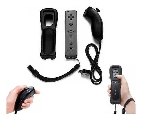 Joystick Wii Control Wiimote + Nunchuk Wii + Funda