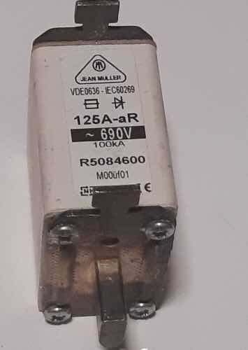 R5084600 Fusible De Cuchilla 125a -ar 690v Jean Muller (Usado)