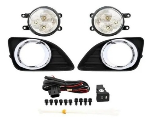 Faro Niebla Toyota Camry 2010-2011 C/rejilla Con Led Jgo Hgo