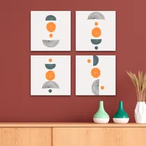 Comprar Triptico Decorativo Cuadros Para Salas Modernos Set 4pz