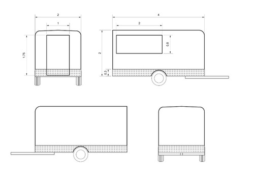 Imagen 15 de 15 de Trailer Gastronómico Foodtruck Homologado Patentable!