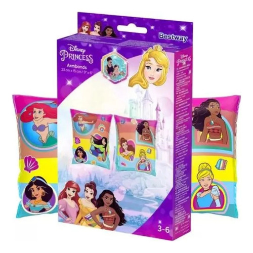 Bracitos Flotadores Princesas Disney Arcoiris Bestway