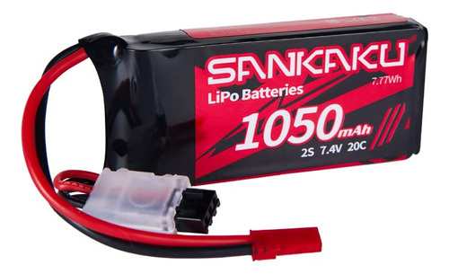 Sankaku 7.4v 2s Lipo Battery 20c 1050mah Rc Lipos Soft Pack