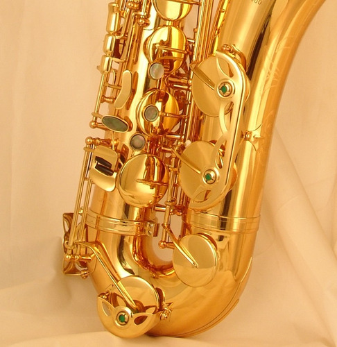 Saxo Tenor Wisemann Dorado Estuche Rigido Accesorios