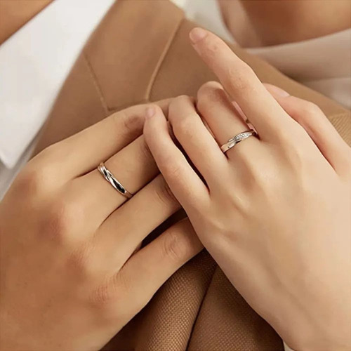 Imagen 7 de 9 de Anillos De Para Parejas, Mujeres Y Hombres De Favorito