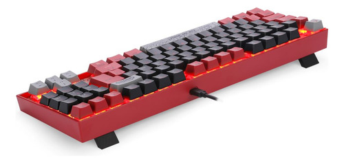 Teclado Horda Do World Of Warcraft Blizzard Preto E Vermelho