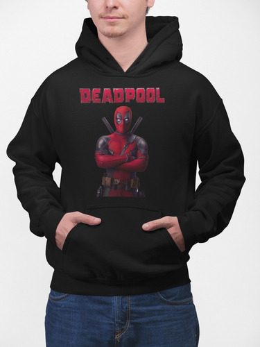 Poleron Deadpool Marvel Spiderman Estampado Invierno