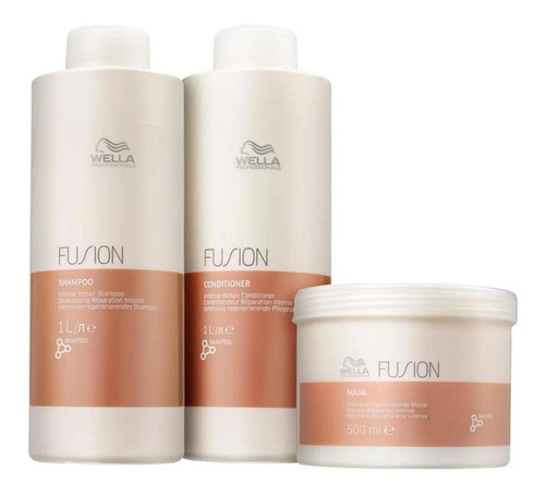  Kit Wella Fusion Repair - Shampoo + Condicionador - 1000ml