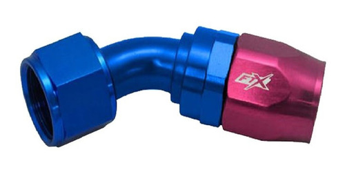 Conexão Reutilizavel Alumínio Anodizado Ftx 45º 6an