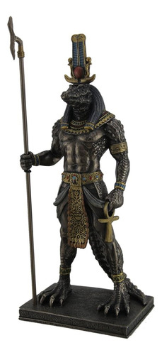 Veronese Design Sobek Antiguo Cocodrilo Egipcio Dios Del Nil
