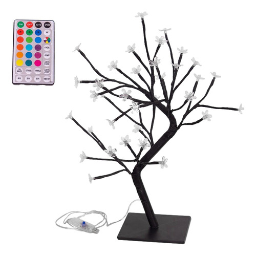 Lámpara De Mesa Con Forma De Árbol Led, Lámpara De