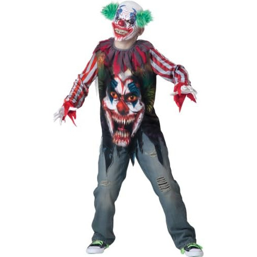 Disfraz De Terror Gran Circo, Talla 12/extra Grande