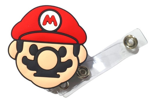 Yoyo Retráctil Porta Credencial Modelo Mario Bross