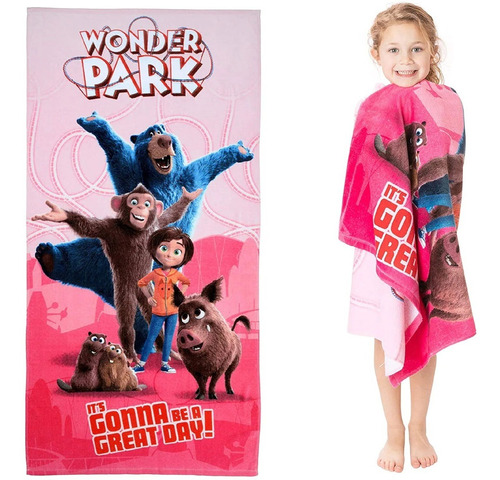 Toalla Para Niñas Infantil Pelicula Corporal Wonder Park 