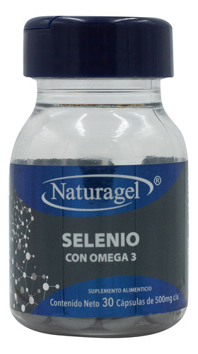 Selenio Con Omega 3 Naturagel Con 30 Cápsulas Sabor Sin Sabor