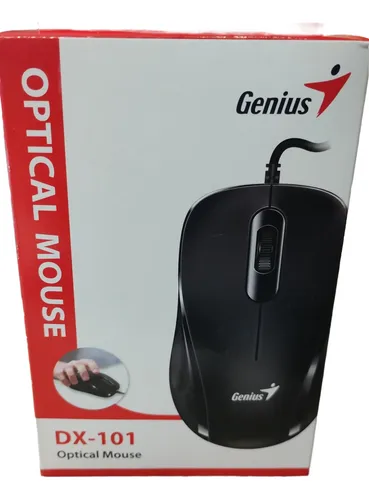 Mouse Genius Dx 101 Óptico Usb Negro Diestro