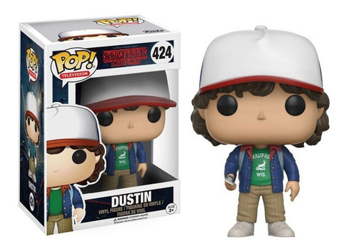 Imagen 3 de 3 de Figura de acción Dustin With Compass 13323 de Funko Pop! Television