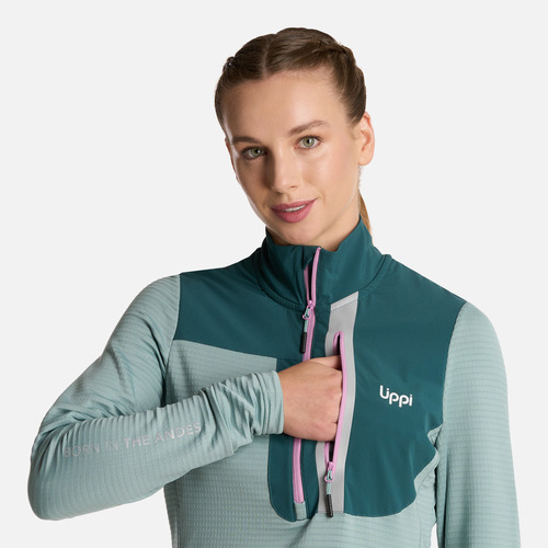 Polerón Mujer Karova Nano-f 14 Zip Jade Lippi I25