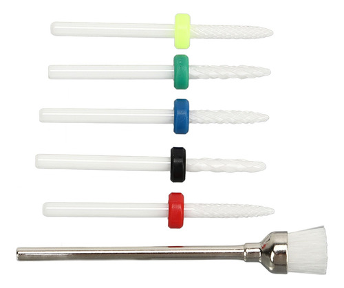 Juego De Brocas Para Limas De Uñas, Juego De 6 Brocas Para U