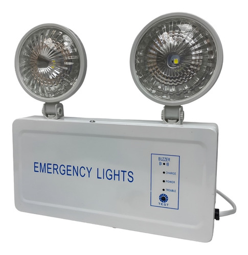 Lampara Emergencia Luz Led 2 Focos Recargable Automatica 220