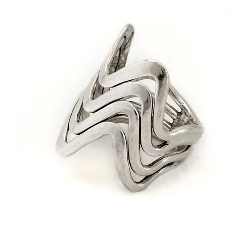 Anillo grueso de plata new arrivals
