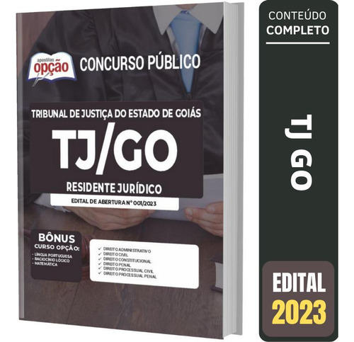 Apostila Tj Go - Residente Jurídico, De Arc.
