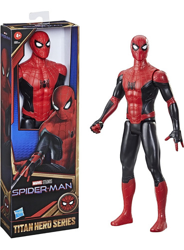 Spiderman Titan Heroes Rojo Negro Hombre Araña 30cm
