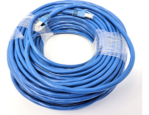 Micro Conectores 100 Pies Cat 6a 10g Patch Cable Blindado /