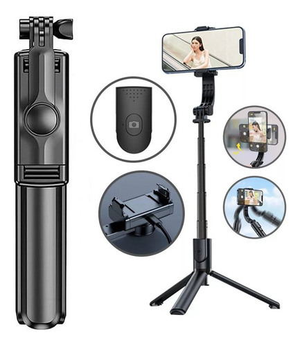 Estabilizador Celular Selfie Stick Trípode Bluetooth Gimbal