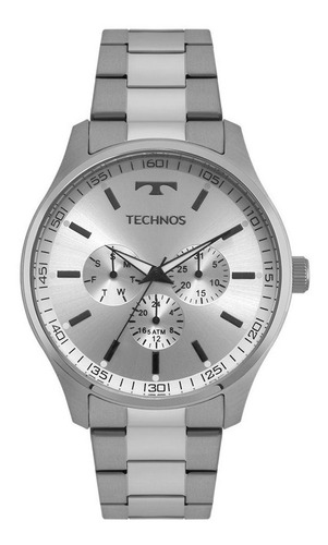 Relógio Technos Classic Steel Masculino 5atm 6p29ajo/1k