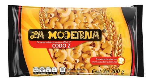 Sopa De Codo No. 2 La Moderna 200 Gr