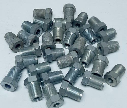 Imagen 4 de 10 de Conector Recto 6mm Bicono Acero Inox. Sistema Gas Gnv Vehicu