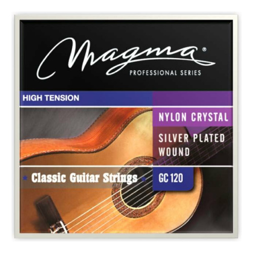 Encordado Guitarra Clásica Magma Tensión Alta Plated Gc12
