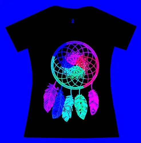 Playeras negras con letras neon new arrivals