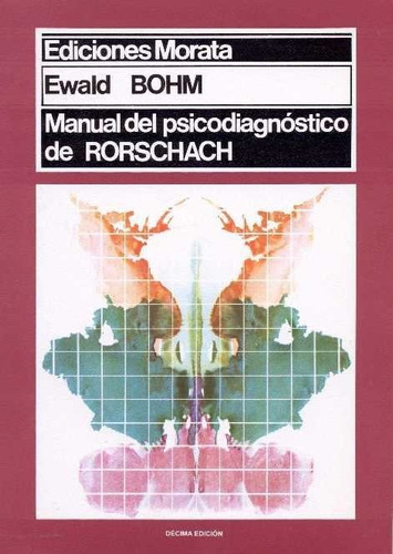 Libro Manual Del Psicodiagnostico De Rorschach