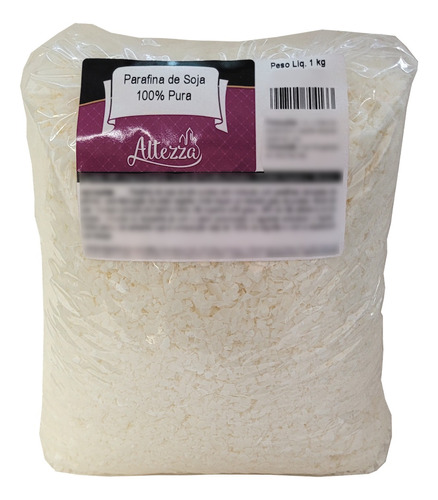 Parafina Cera Soja 100% Pura Em Escamas P/ Vela Vegetal 1 Kg