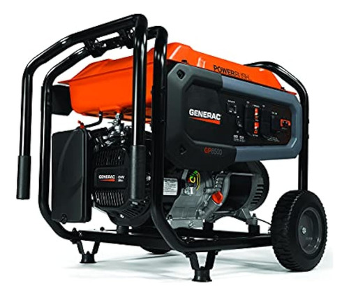 Generac G0076905 Generador Portátil, Naranja, Negro