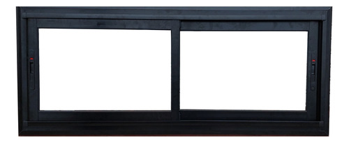 Ventana Modena Negro 100x100 Laminado 3+3 + Mosquietro