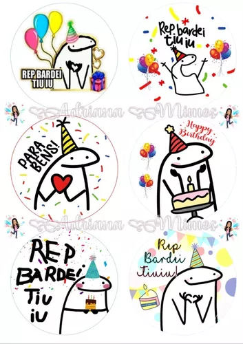 Pin de Drezito Festas em Bentô Cake Papel de Arroz  Desenhos de feliz  aniversário, Msgs de feliz aniversario, Feliz aniversário