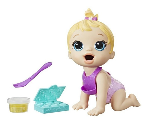 Imagem 3 de 3 de Boneca Baby Alive Hora Da Papinha Loira Hasbro F2617