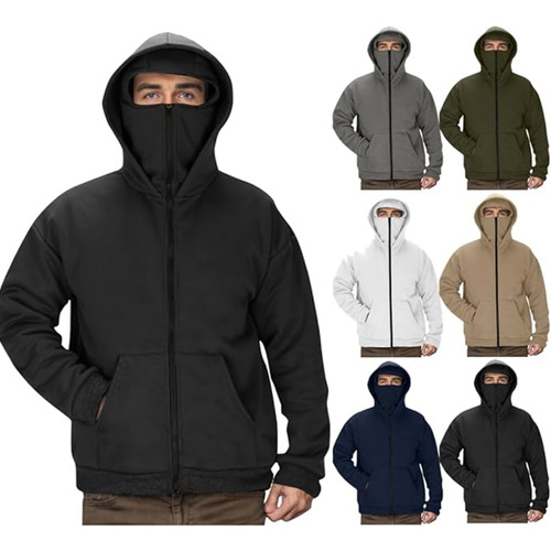 Conjunto De Sudadera Con Capucha Para Pareja, Cómodo, Cuerda Gris Y Negra Con Cremallera