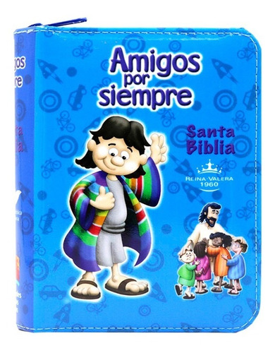 Imagen 3 de 6 de Biblia Niños Amigos Por Siempre Cierre Reina Valera 1960