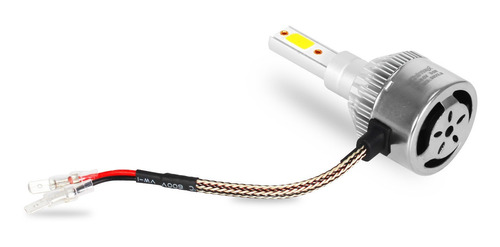 Kit Lâmpada Super Led H1 6000k Branca Efeito Xenon 6400 Lm