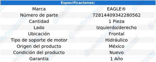 Soporte Motor Izquierdo O Derecho Frontal E320 L6 3.2l 96-97