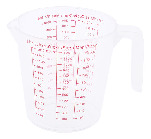 Taza Medidora, Resistente A La Temperatura, Líquidos /